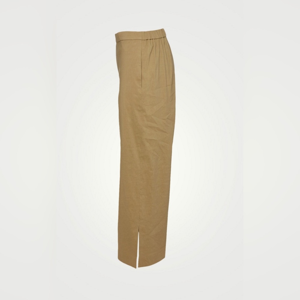 THEORY Linen-Blend Wide-Leg Pants
